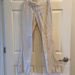 Banana Republic Ryan beige linen pant